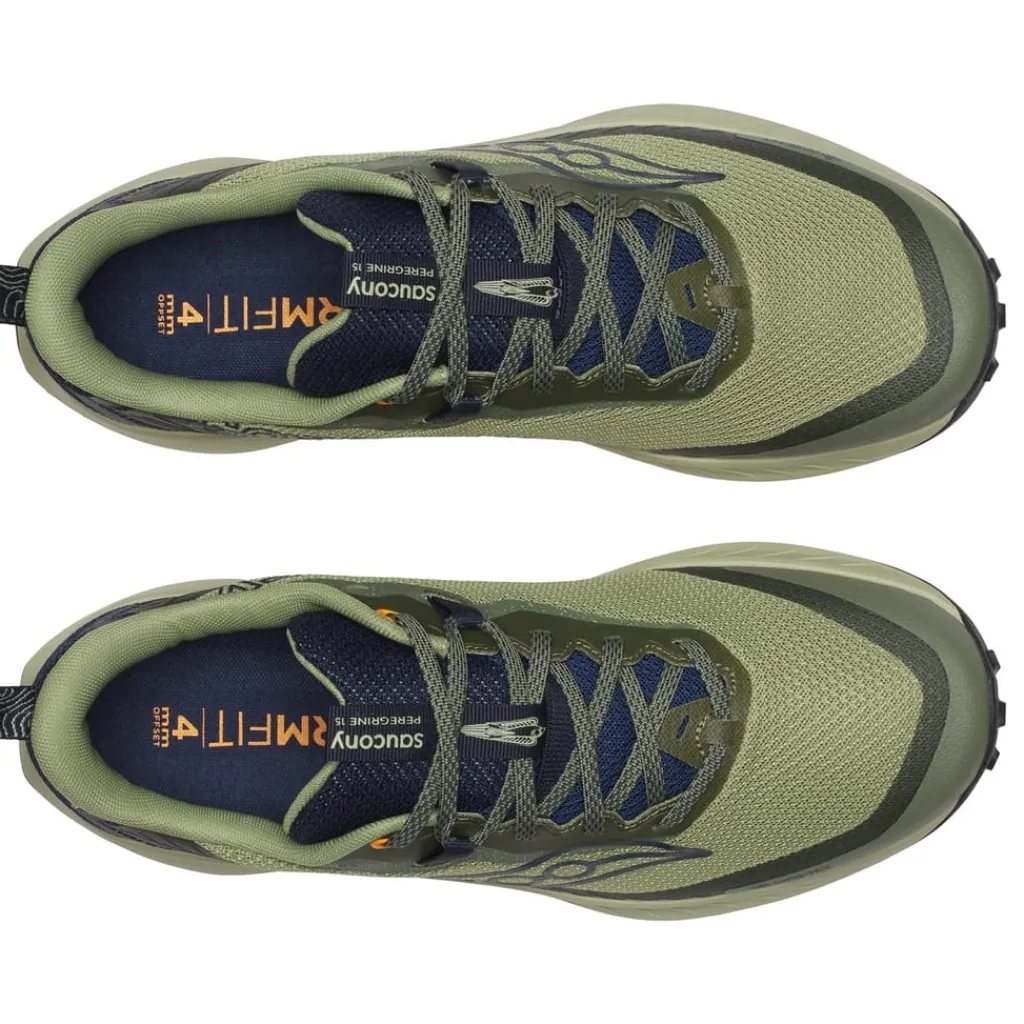 Running Shoes|Fitness And Gym Footwear*Saucony Mens Peregrine 15 Gore Tex Running Shoes in Green