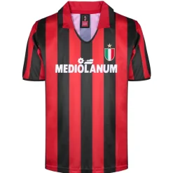 Football And Rugby Clothing*Score Draw Ac Milan Home Shirt 1998 1999 Adults in Red