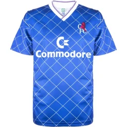 Football And Rugby Clothing*Score Draw Chelsea Football Club 1988 RetrOvershirtt Adults in Blue