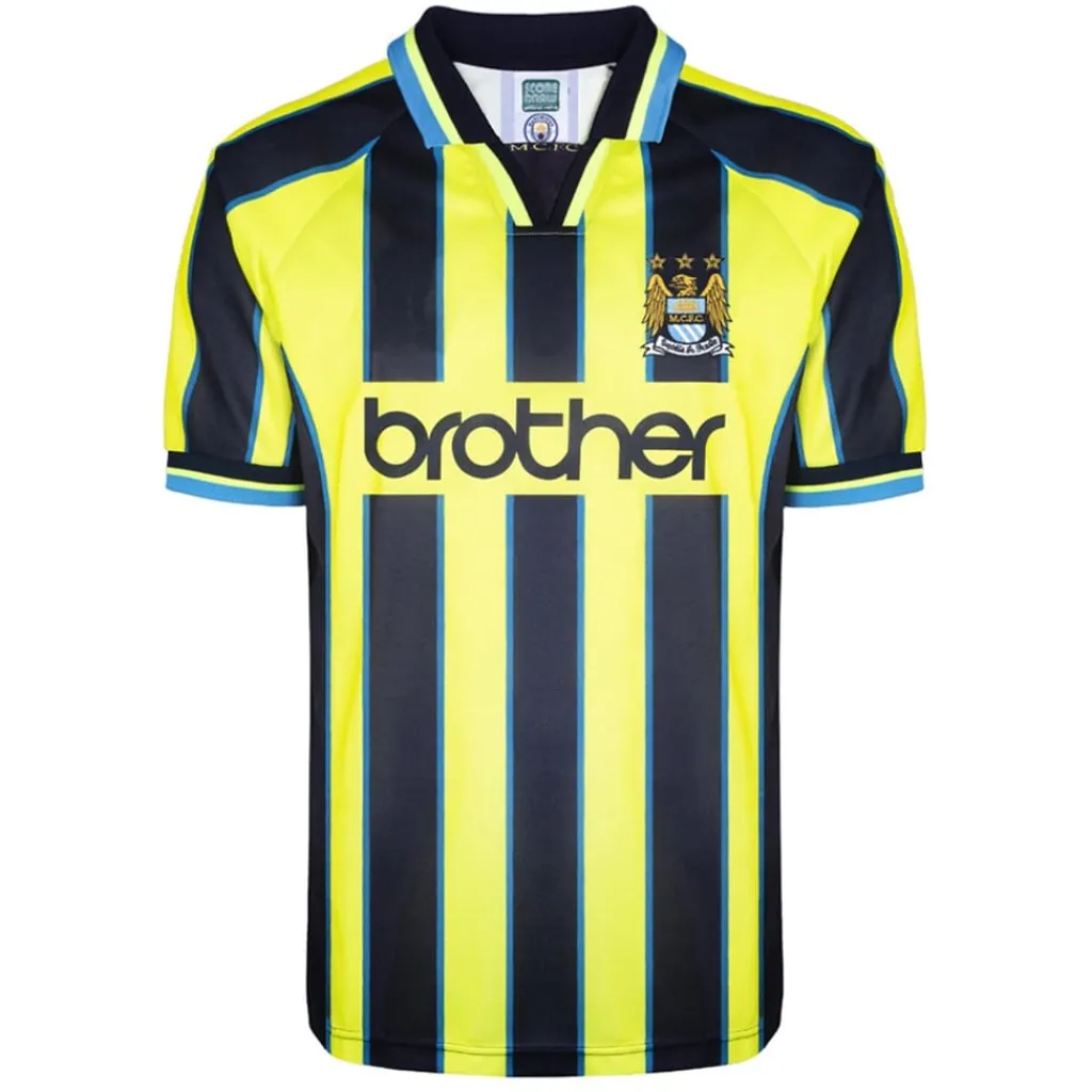 Football And Rugby Clothing*Score Draw Draw Man City Away T-Shirt in Green