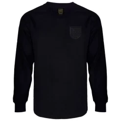 Football And Rugby Clothing*Score Draw England 66 Black Out Long Sleeve Shirt in Black