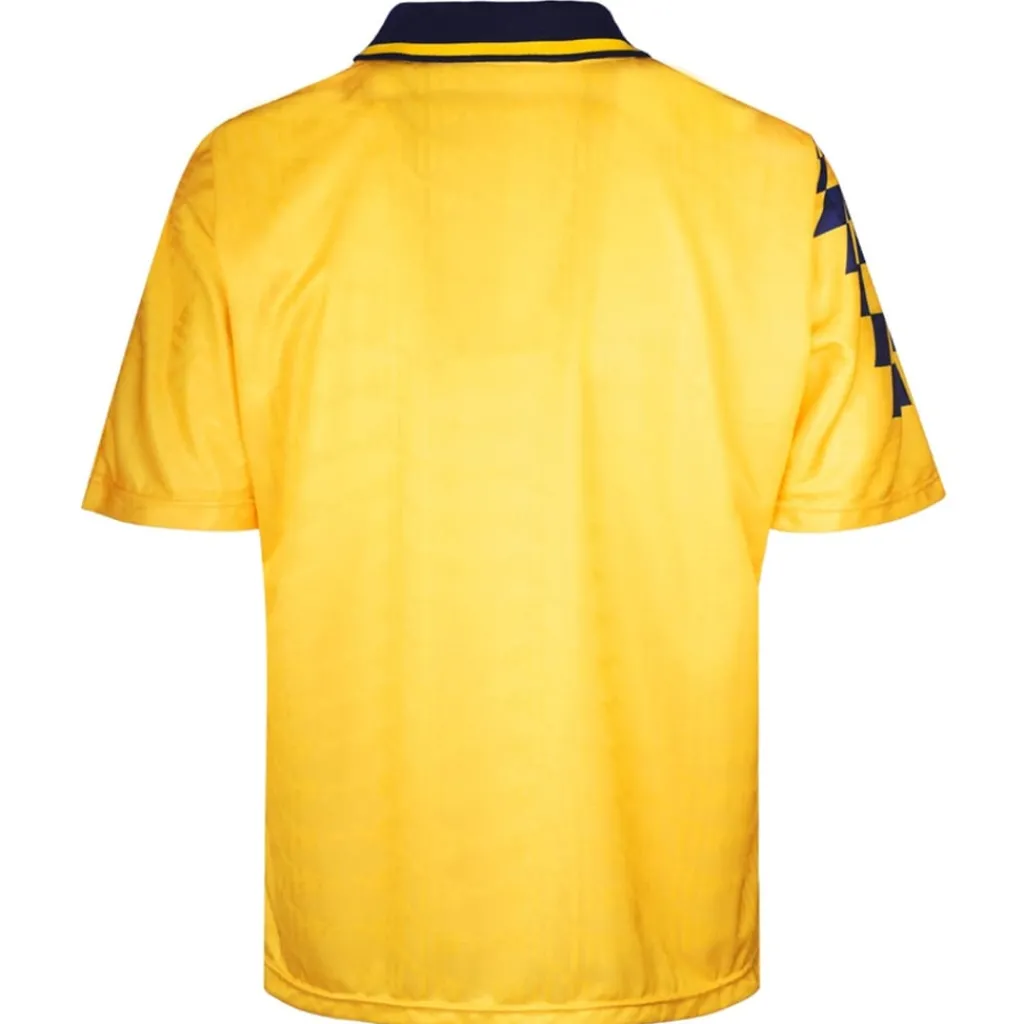 Football And Rugby Clothing*Score Draw Tottenham Hotspur Retro Away Shirt 92 Adults in Yellow
