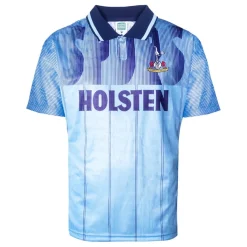 Football And Rugby Clothing*Score Draw Tottenham Hotspur Retro Third Shirt 92 Adults in Blue