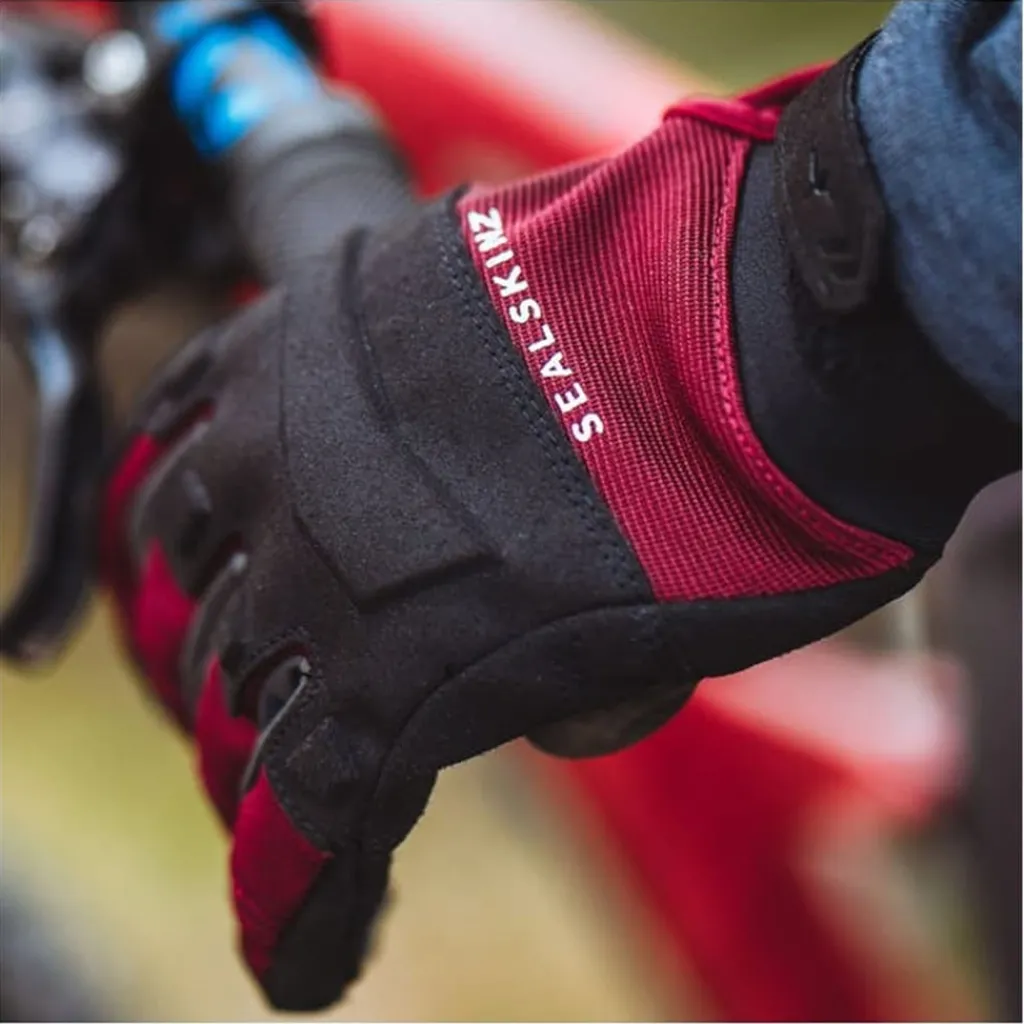 Gloves-Scarves-Umbrellas*Sealskinz All Weather Mtb Waterproof Cycling Gloves in Grey