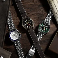 Jewellery-Watches*Seiko 5 Sports Skx Gmt Bi Colour Watch in Silver