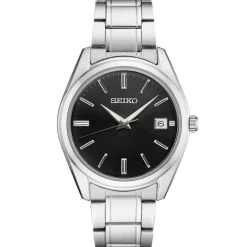 Jewellery-Watches*Seiko Date Watch in Black