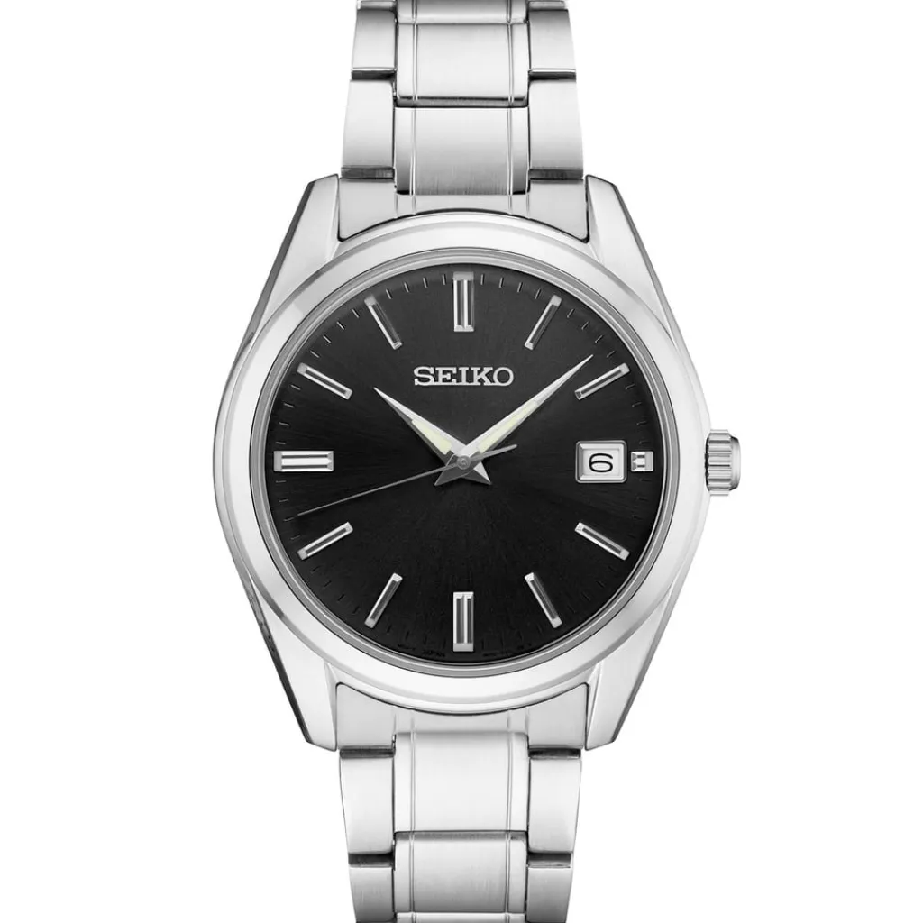 Jewellery-Watches*Seiko Date Watch in Black