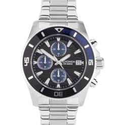 Jewellery-Watches*Sekonda Wave Stainless Steel Classic Analogue Quartz Watch in White