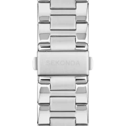 Jewellery-Watches*Sekonda Wave Stainless Steel Classic Analogue Quartz Watch in White