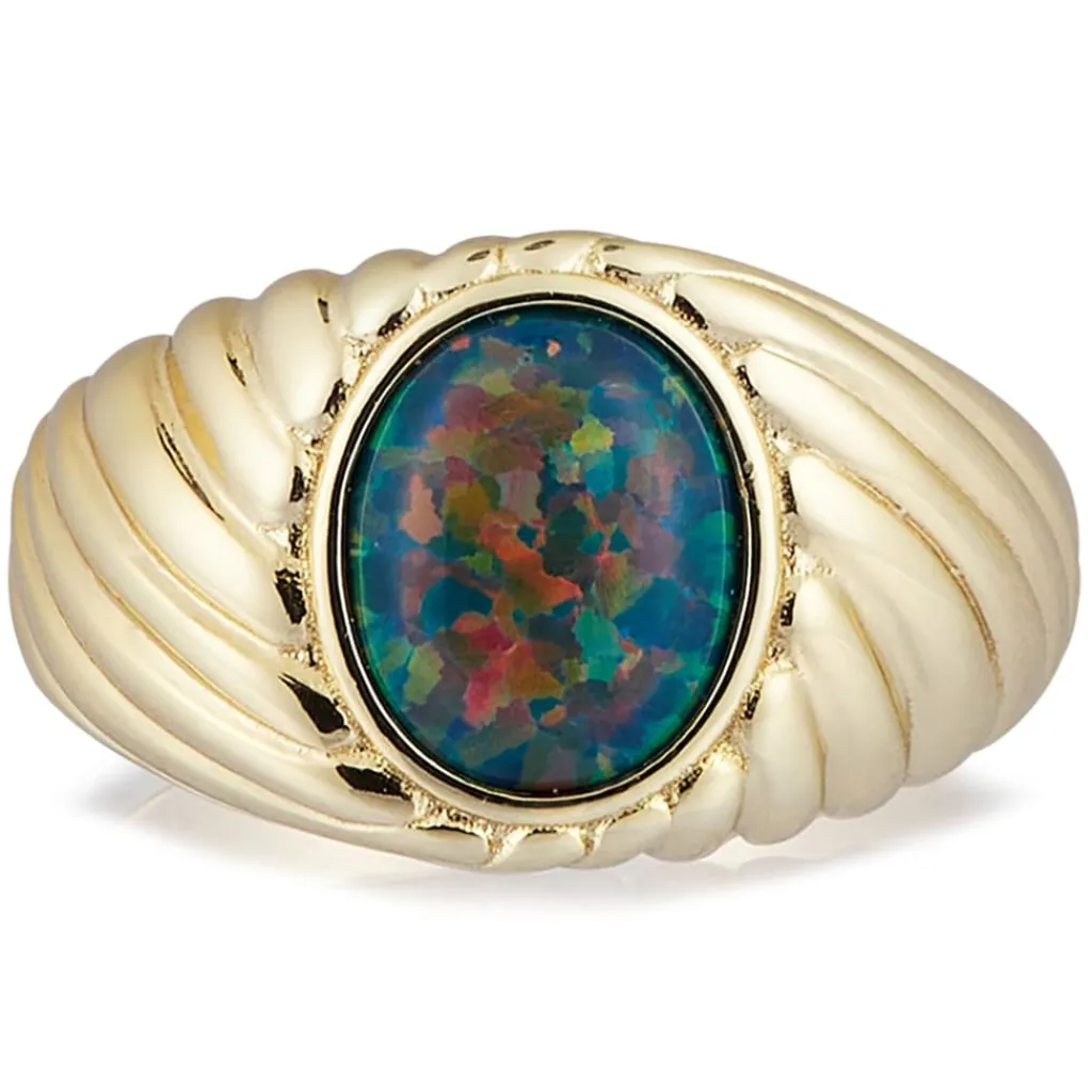 Jewellery-Watches*Serge DeNimes Opal Nebula Ring in Gold