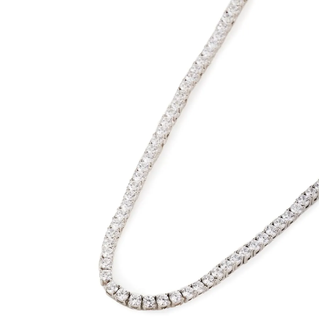 Jewellery-Watches*Serge DeNimes Tennis Chain Necklace in Silver