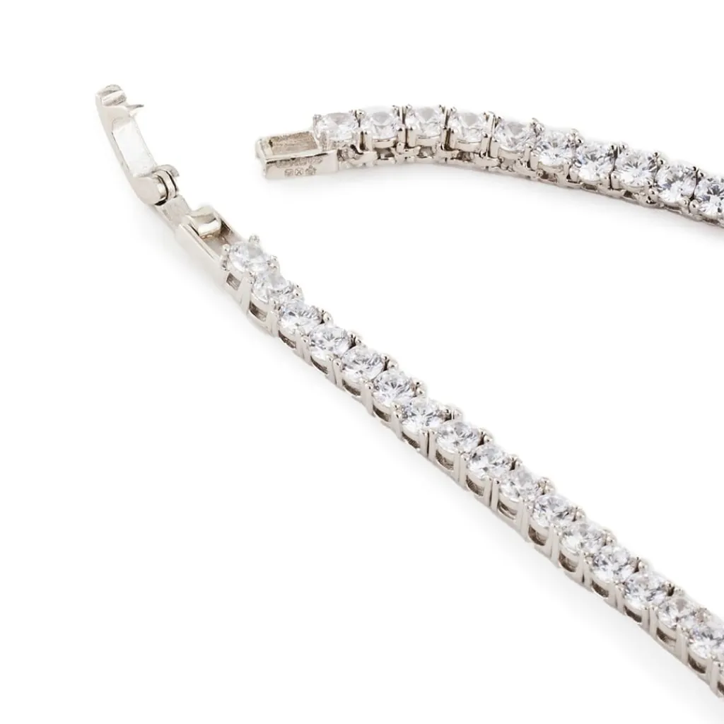 Jewellery-Watches*Serge DeNimes Tennis Chain Necklace in Silver