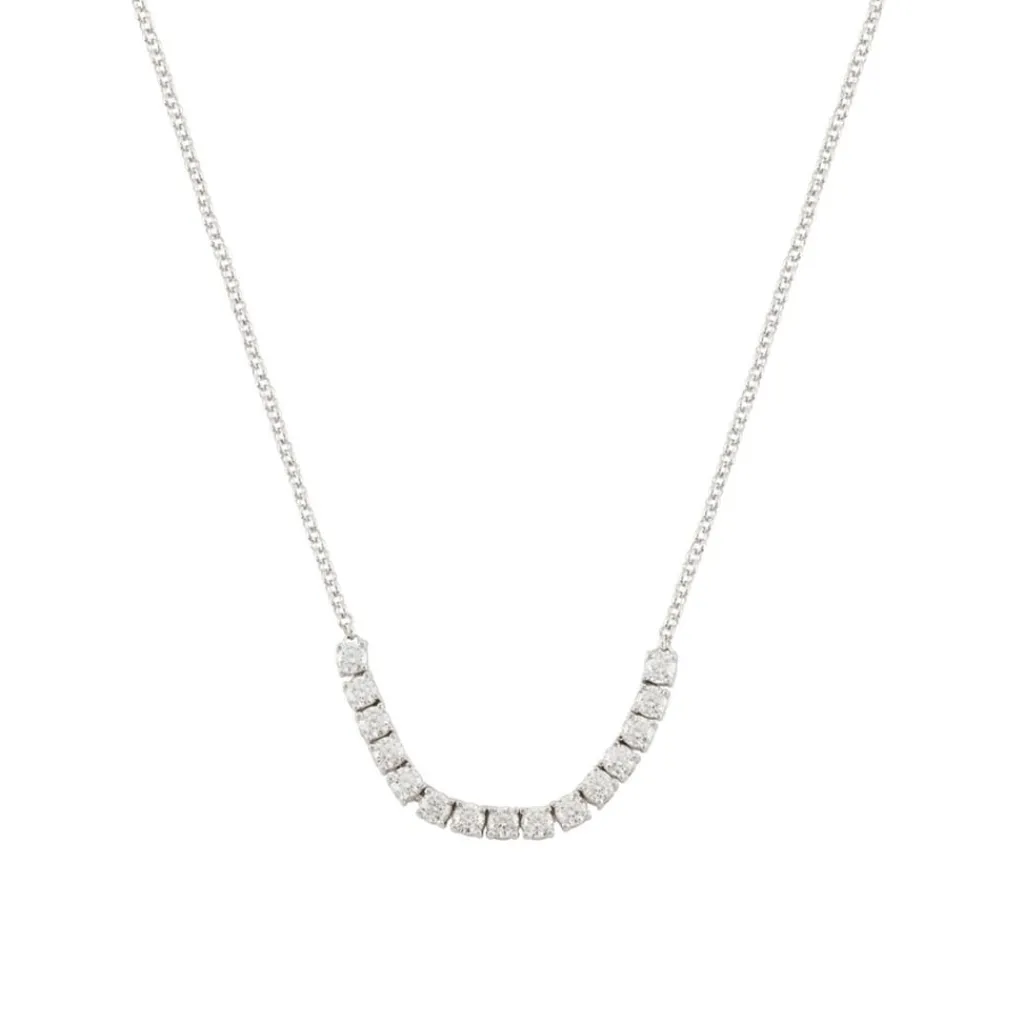 Jewellery-Watches*Serge DeNimes Tennis Drop Necklace in Silver