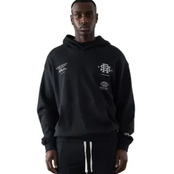 Sweatshirts|Hoodies*Series 55 Versus Front Back Logo Hoodie in Black