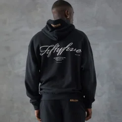 Sweatshirts|Hoodies*Series 55 Versus Front Back Logo Hoodie in Black