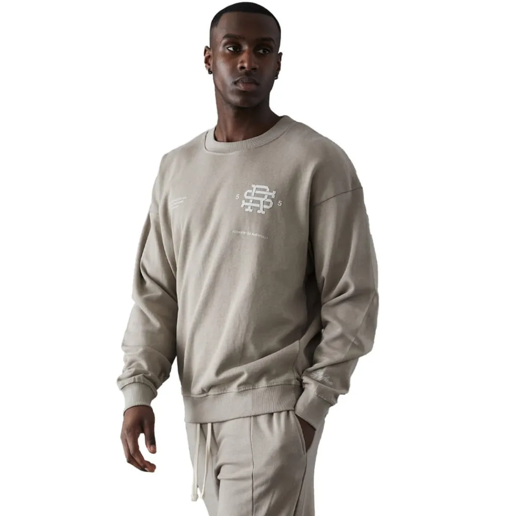 Sweatshirts*Series 55 Vitels Logo Crewneck Sweatshirt in Stone
