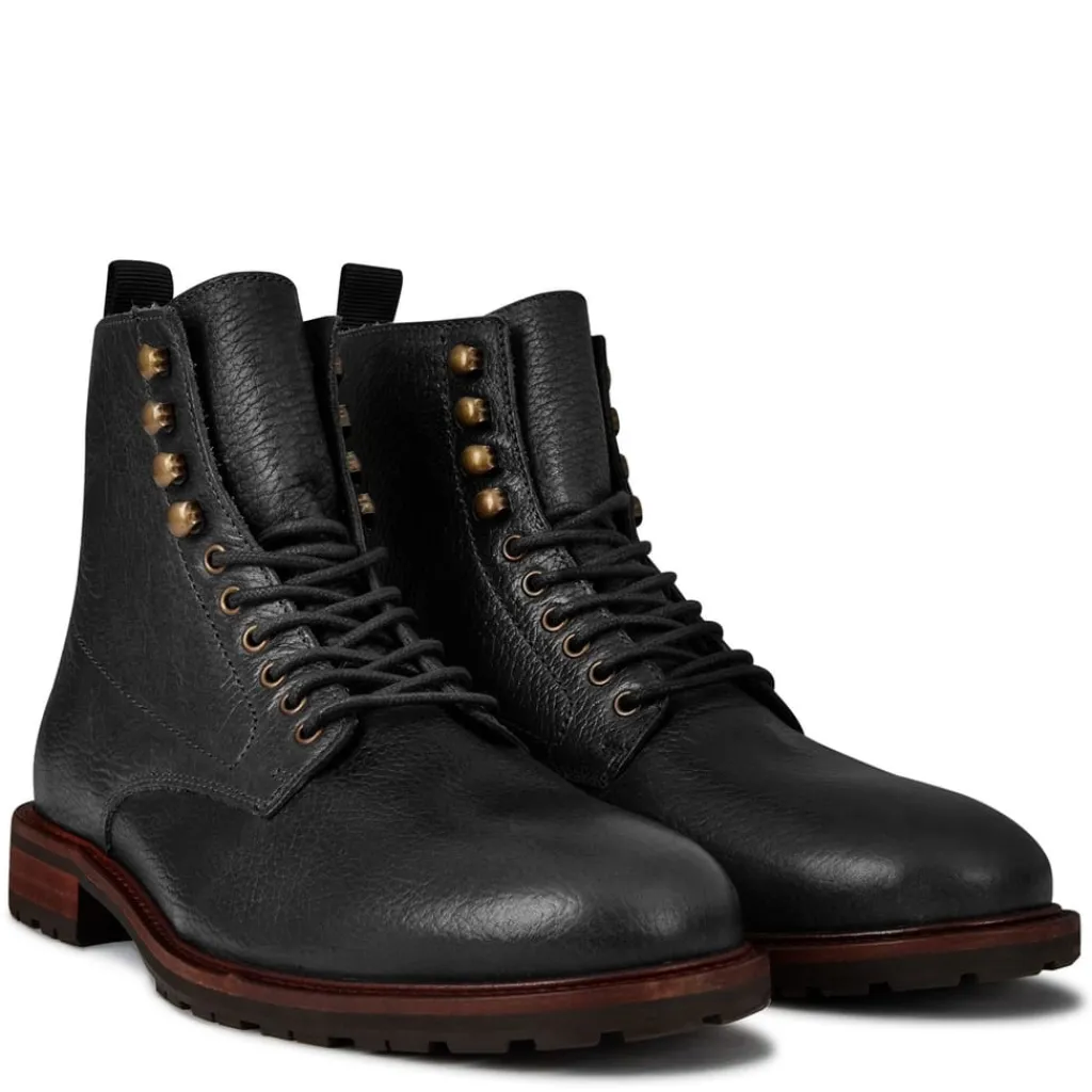 Boots*Shoe The Bear York Lace Leather Boots in Black