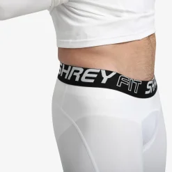 Fitness And Gym Shorts*Shrey Intense Baselayer Shorts in White