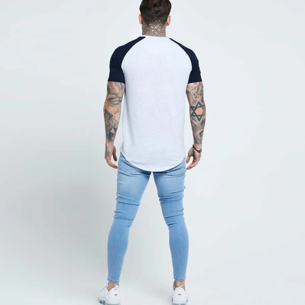 Jeans*SikSilk Distressed Skinny Jeans in Blue