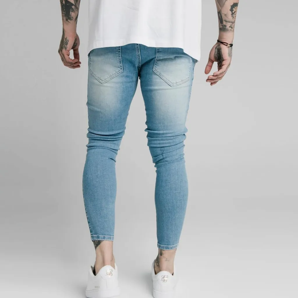 Jeans*SikSilk Distressed Skinny Jeans in Blue