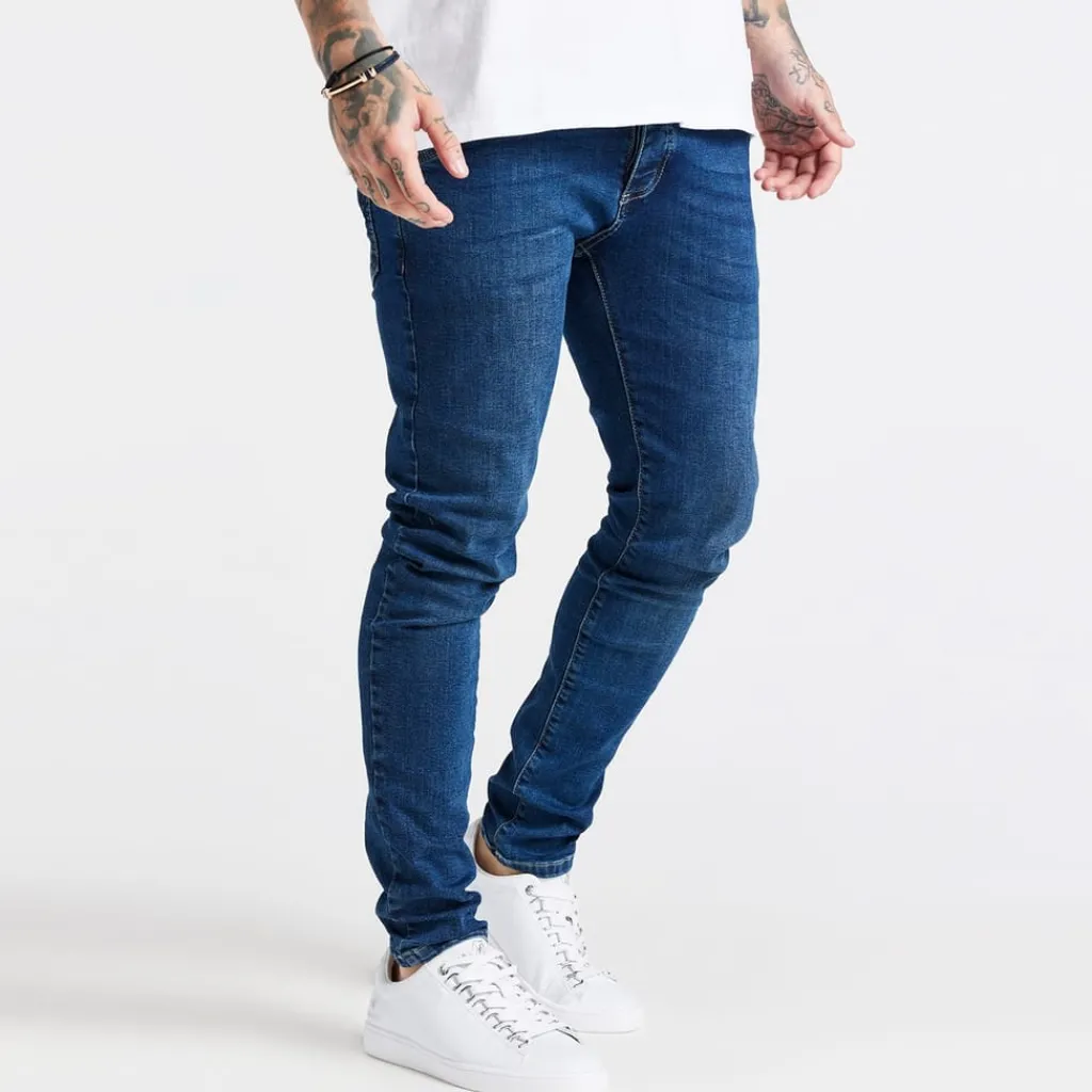 Jeans*SikSilk Slim Fit Jean in Blue