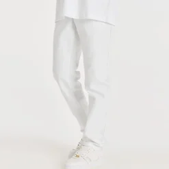 Jeans*SikSilk St Jean Straight Leg Pants in White