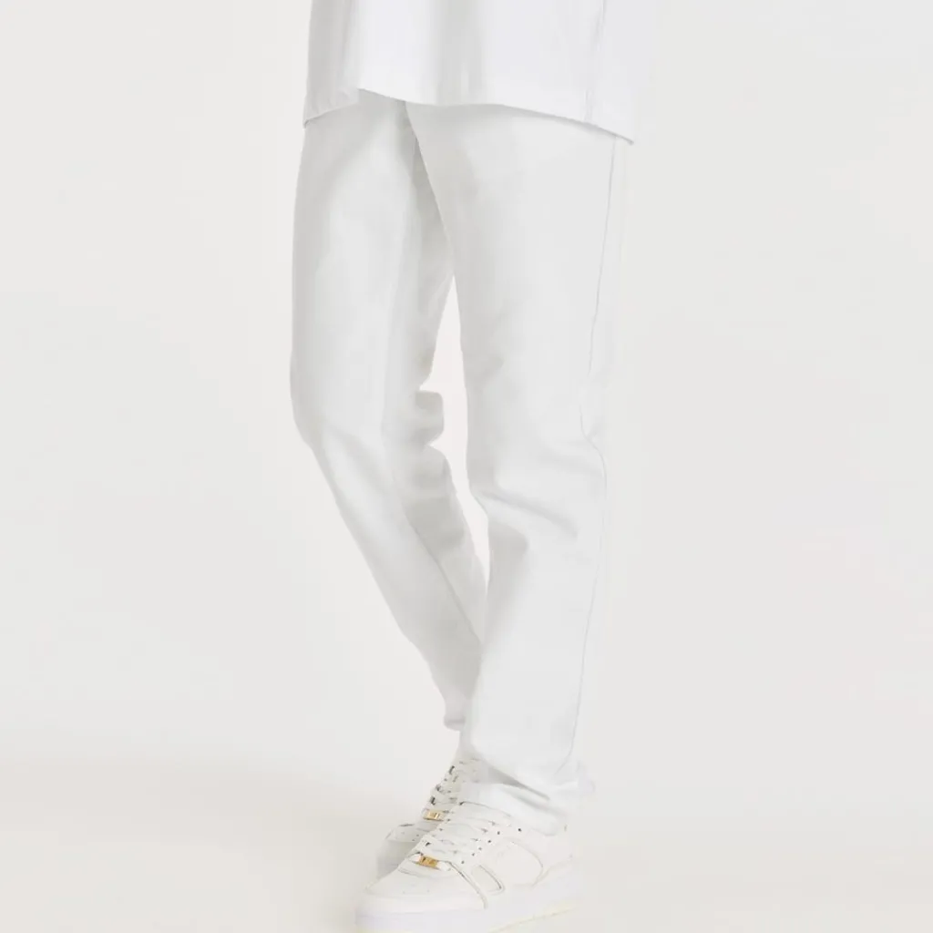 Jeans*SikSilk St Jean Straight Leg Pants in White