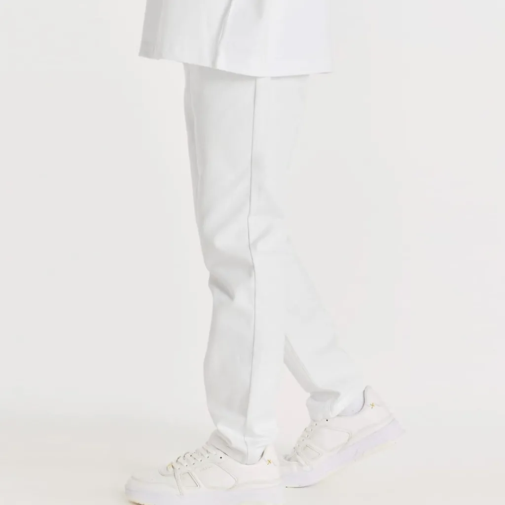 Jeans*SikSilk St Jean Straight Leg Pants in White