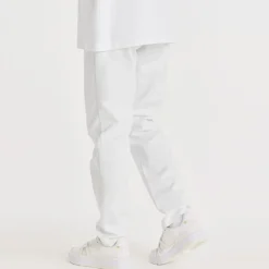 Jeans*SikSilk St Jean Straight Leg Pants in White