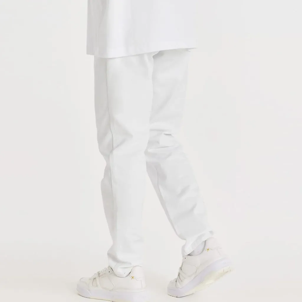Jeans*SikSilk St Jean Straight Leg Pants in White