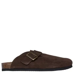 Beach Shoes*Skechers Back Clog Sandal W Side Buckl in Brown