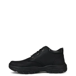 Boots*Skechers Chukka Boot Round Toe Shoes in Black