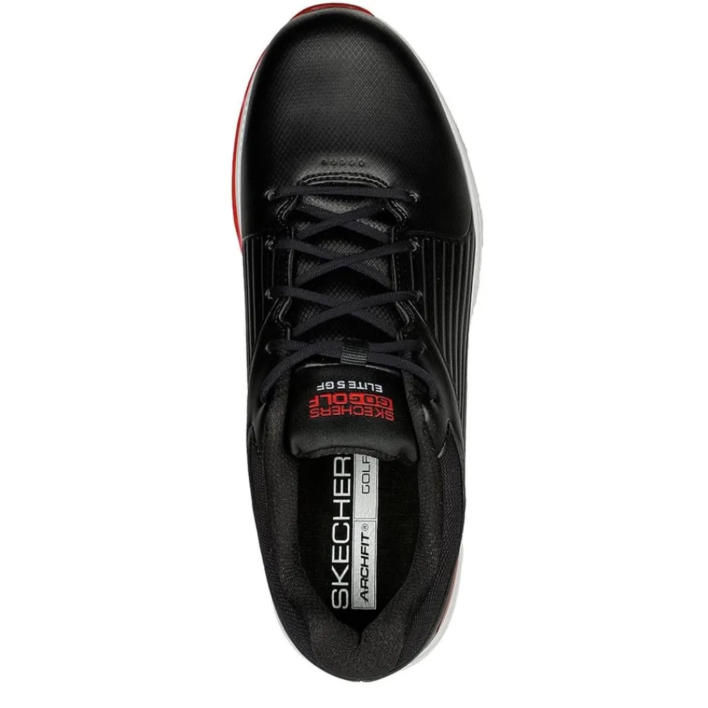 Golf Shoes*Skechers Go Golf Elite 5 Low Top Spiked Shoes in Black
