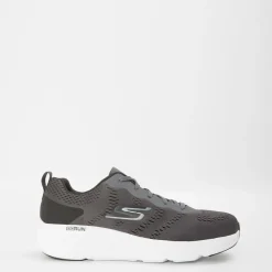 Trainers*Skechers Grunelevate Low Top Flat Heel Sneakers in Grey