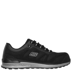 Boots*Skechers Lyndale Mens Safety Boots in Black