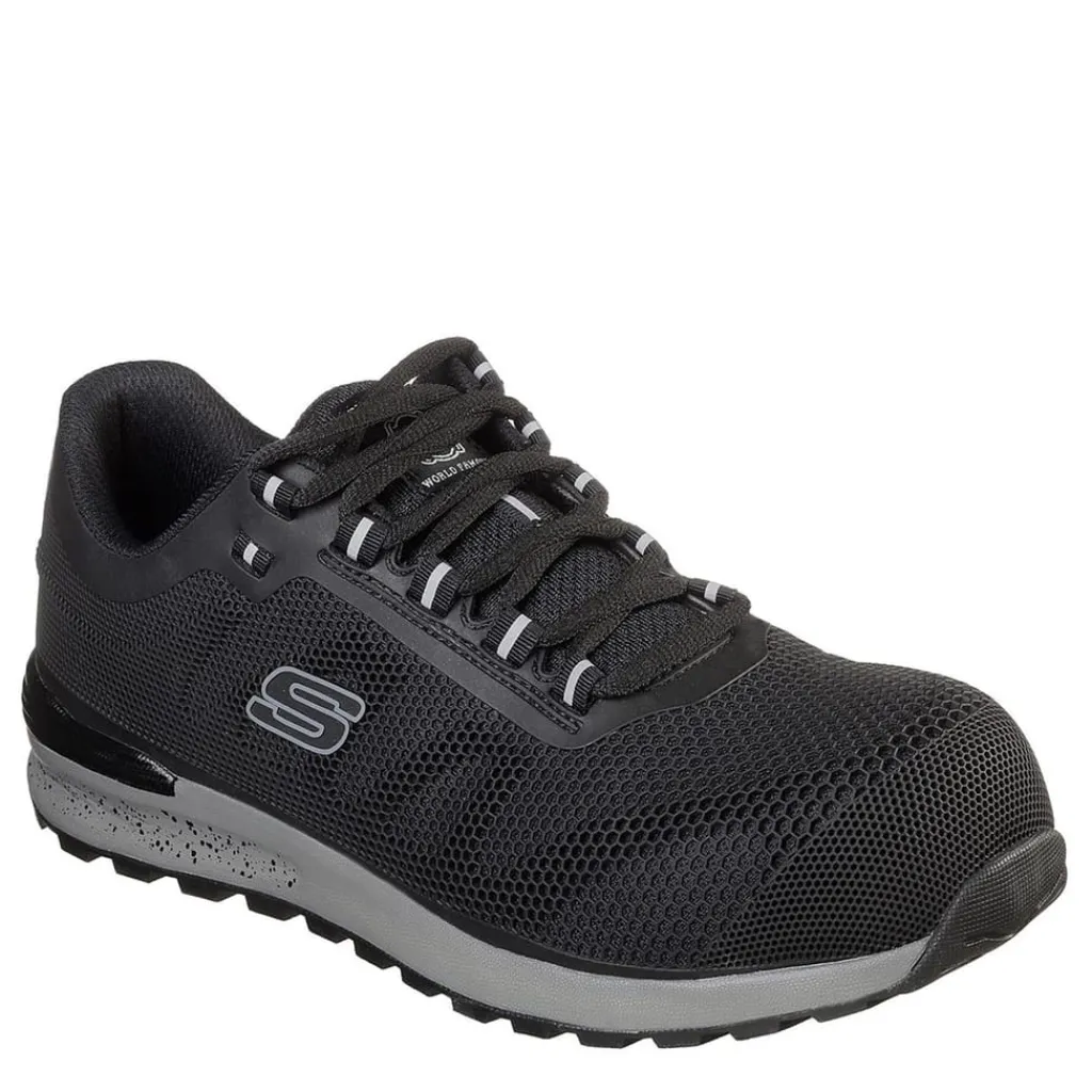 Boots*Skechers Lyndale Mens Safety Boots in Black