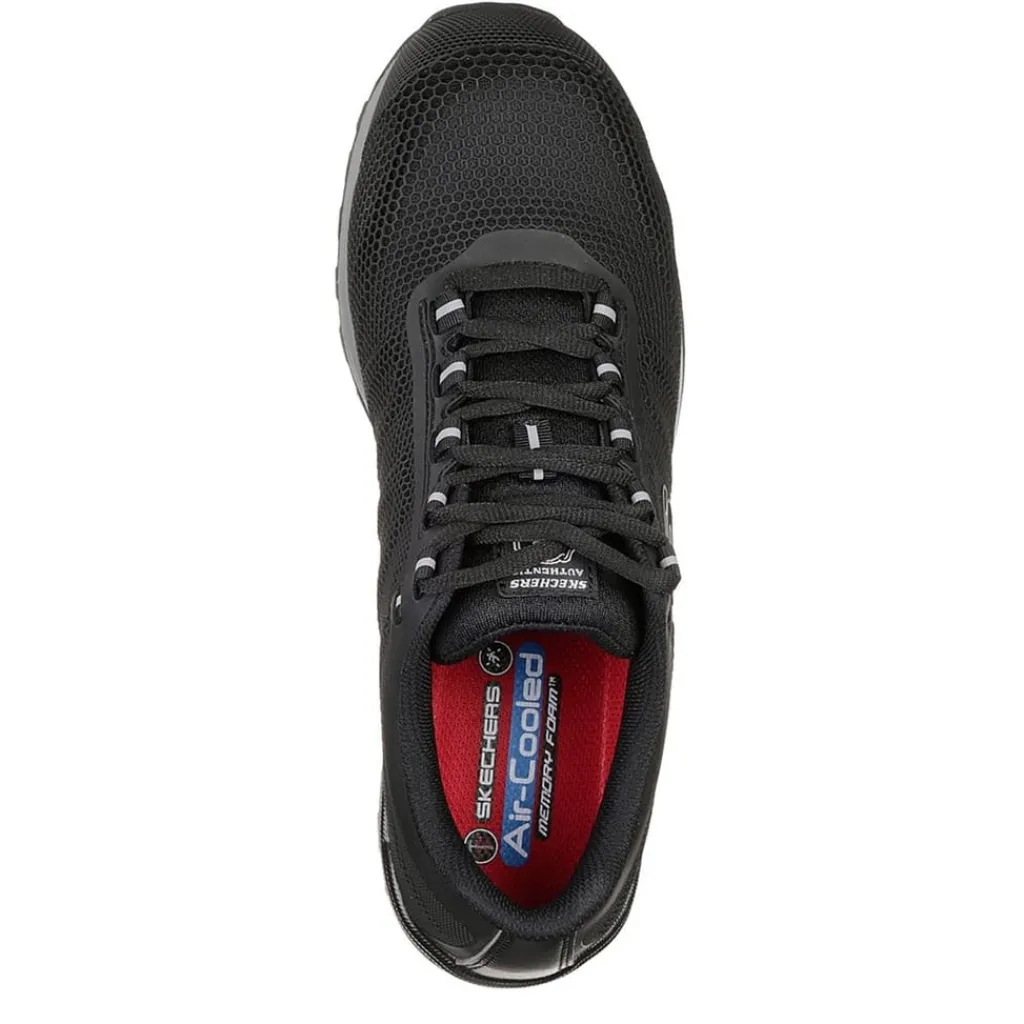 Boots*Skechers Lyndale Mens Safety Boots in Black