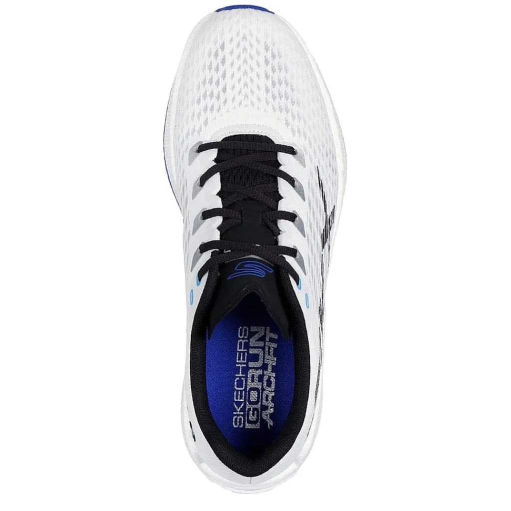 Fitness And Gym Footwear|Running Shoes*Skechers Mens Breathable Engineered Mesh Skx Scre Road Running Shoes in Black