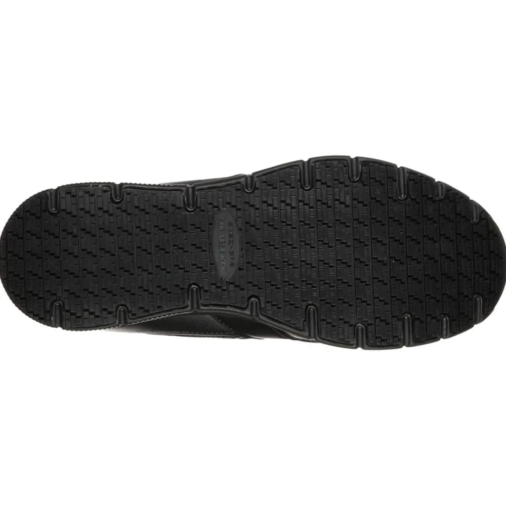 Shoes*Skechers Mens Work Relaxed Fit: Nampa Sr Work Trainers in Black