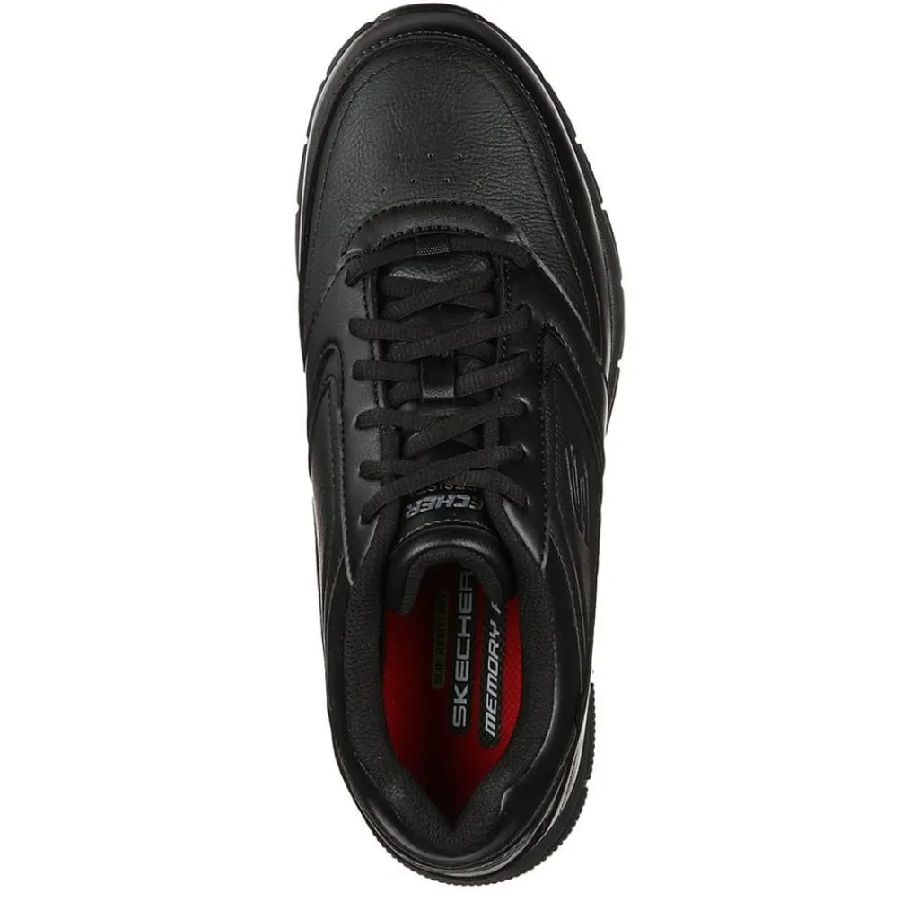 Shoes*Skechers Mens Work Relaxed Fit: Nampa Sr Work Trainers in Black