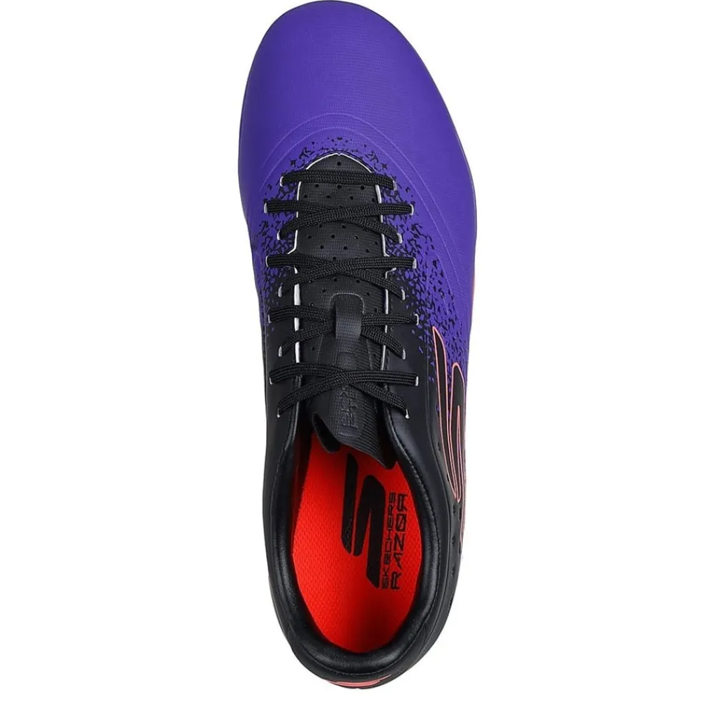 Football Boots*Skechers Razor Gold Astro Turf Football Boot in Purple