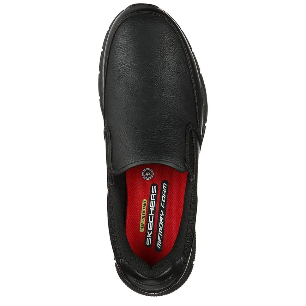 Shoes*Skechers Work Relaxed Fit: Nampa Groton sr in Black