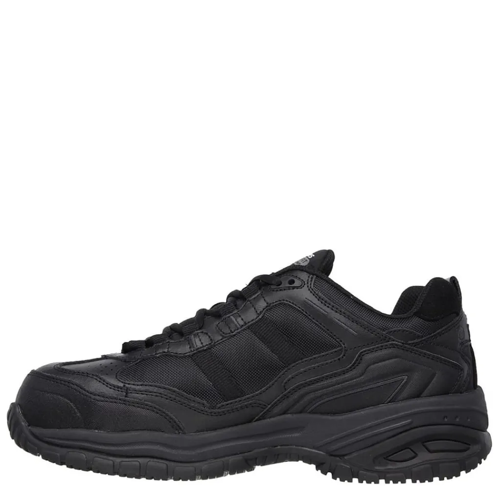 Boots*Skechers Work Stride Mens Safety Shoes in Black