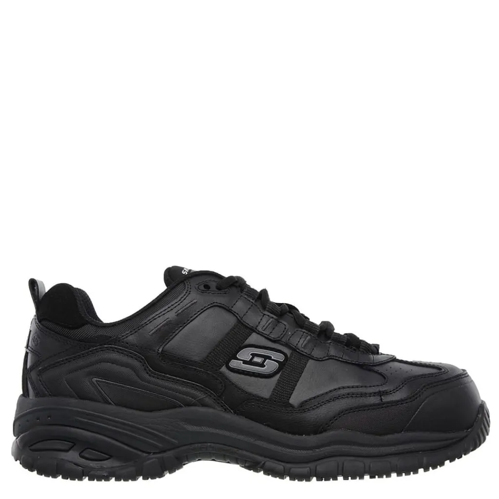 Boots*Skechers Work Stride Mens Safety Shoes in Black