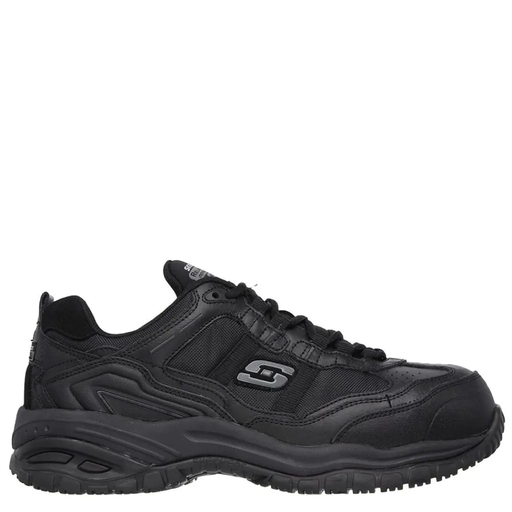 Boots*Skechers Work Stride Mens Safety Shoes in Black