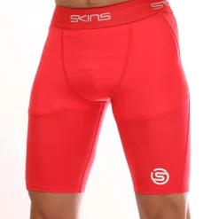 Fitness And Gym Shorts|Fitness And Gym Pants*Skins Series-1 Half Tights in Red