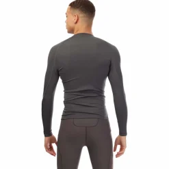 Fitness And Gymwear*Skins Series-2 Long Sleeve Top in Charcoal