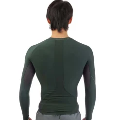 Fitness And Gymwear*Skins Series-3 Long Sleeve Top in Green