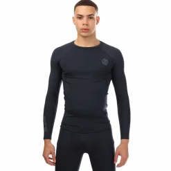Fitness And Gymwear*Skins Series-2 Long Sleeve Top in Navy