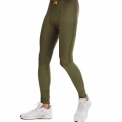 Fitness And Gym Pants*Skins Series-5 Long Tights in Khaki